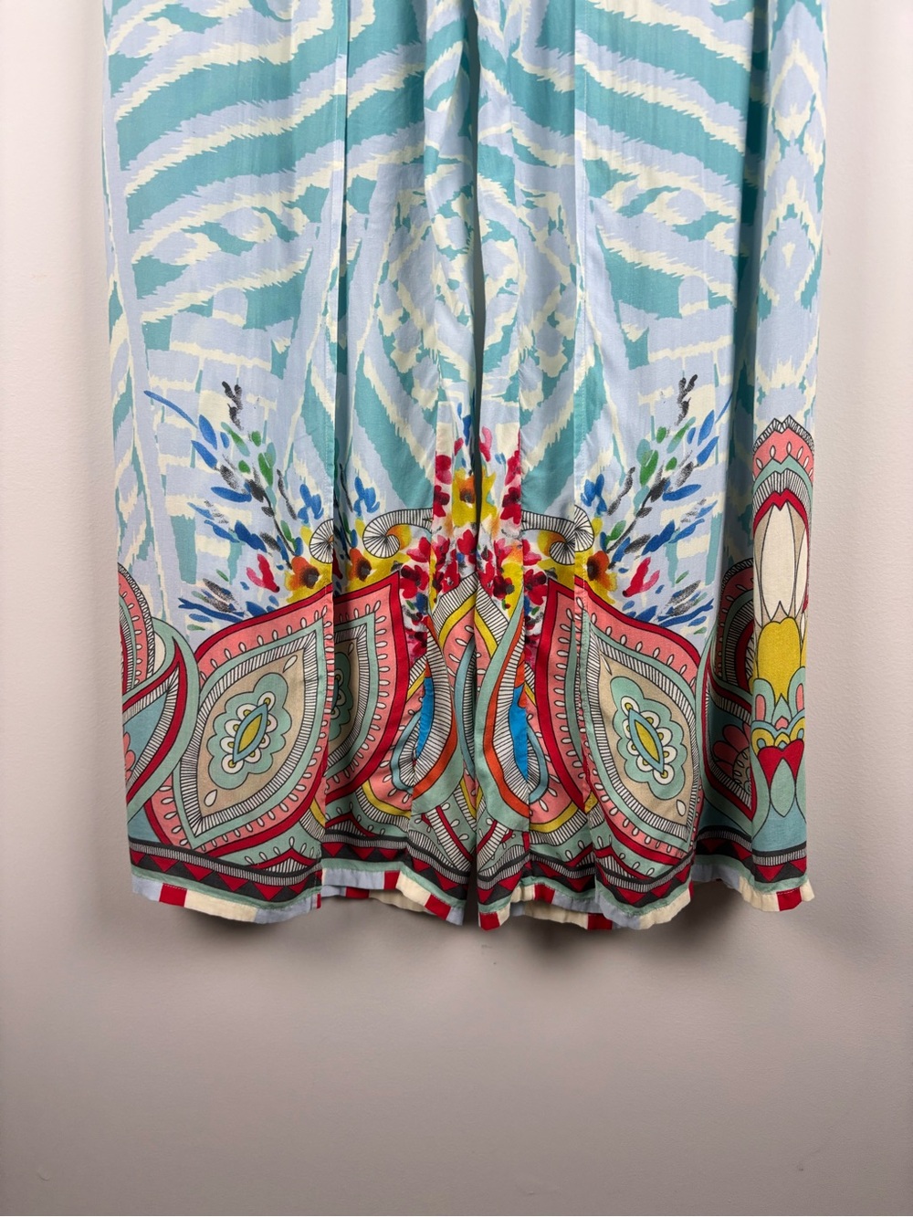 Johnny Was XL Dandridge Boho Split Leg Wide Leg Palazzo Beach Resort Paisley - Picture 3 of 13